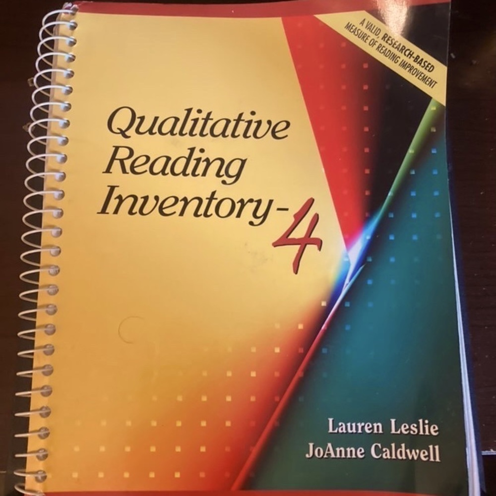 Qualitative reading inventory 4